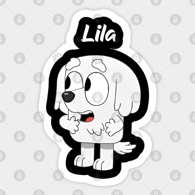 lila Sticker by FRONTAL BRAND